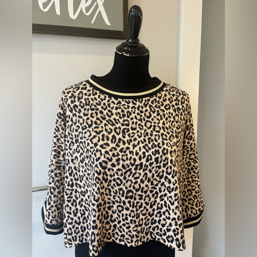 Lala Leopard Print Women's Top